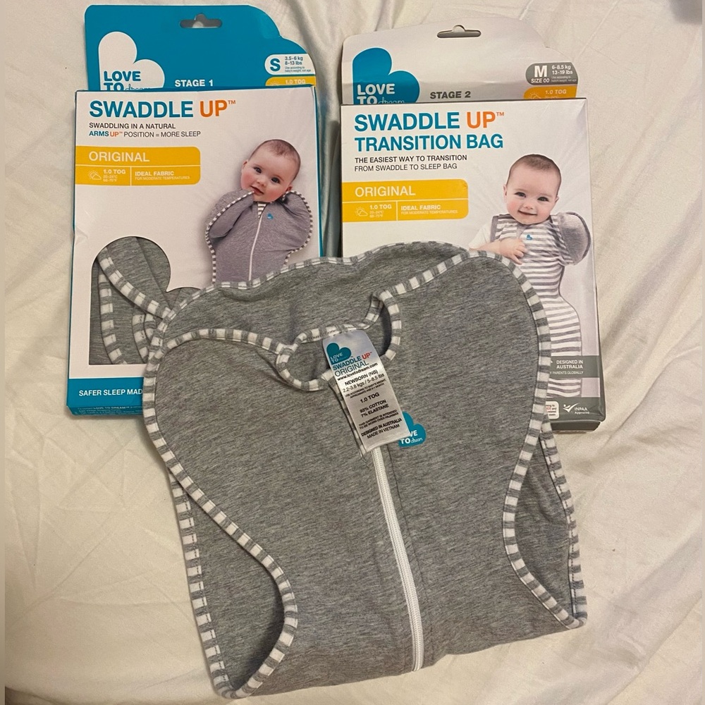 Bundle of 3 Love to Dream Swaddles